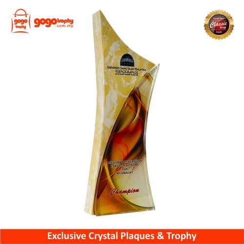 Exclusive Marble Crystal Trophy