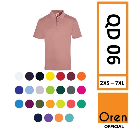 Oren Sport QD06 Quick Dry Plain Polo Shirt