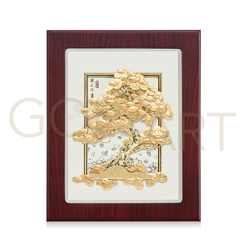 【Gold Art】Blossoming of Abundance