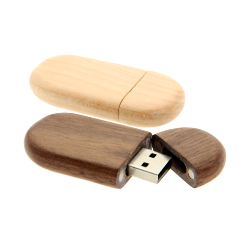 Creative Asia Wooden USB Drive Magnetic Cap - CA-W002